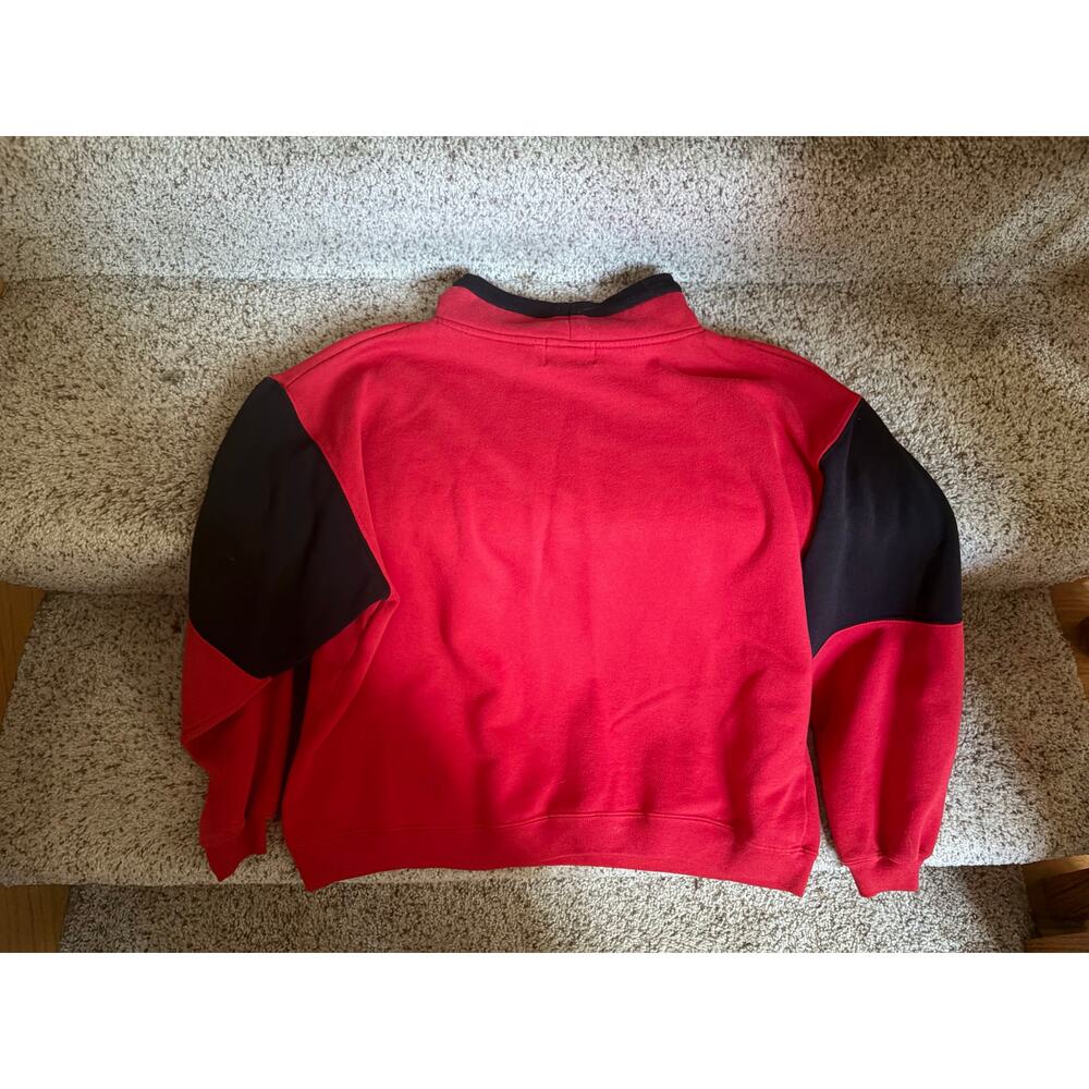 Vintage Active Elements womens petite large colorblock sweatshirt